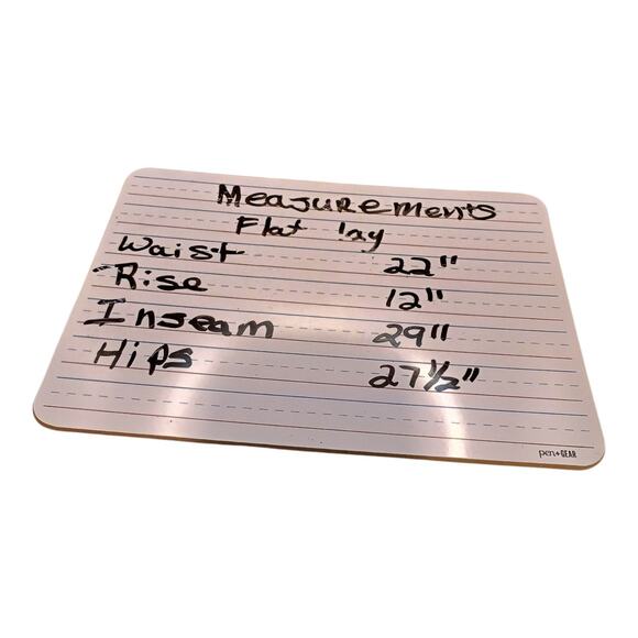 TOMMY HILFIGER Hipster Boot Yellow Cotton Vintage Wide Leg Women's Jeans Size 22 - Picture 8 of 9